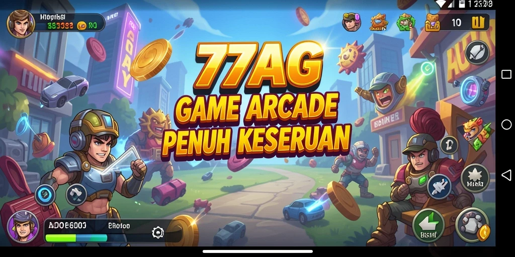 Gameplay Arcade yang seru dan penuh tantangan di 77AG.