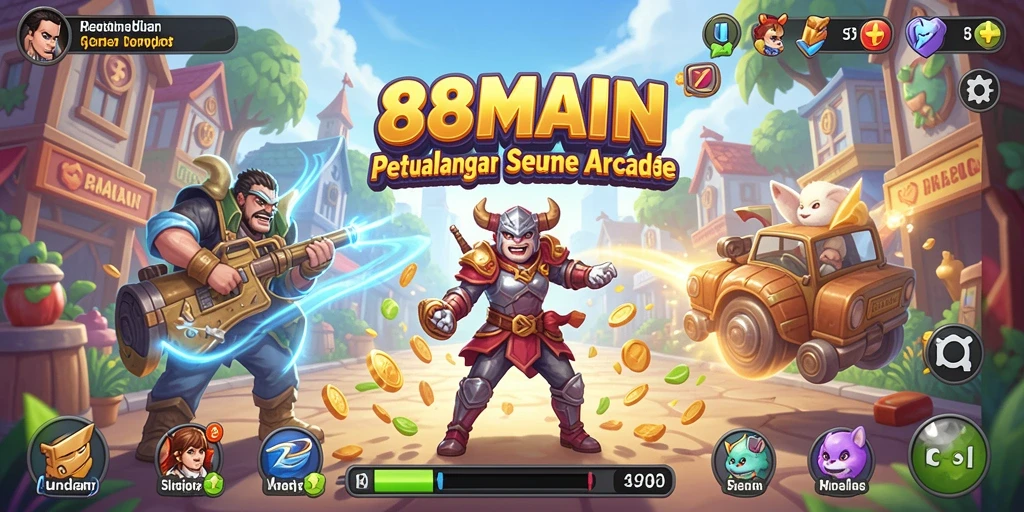 Screenshot gameplay 88MAIN menampilkan aksi seru di arcade.