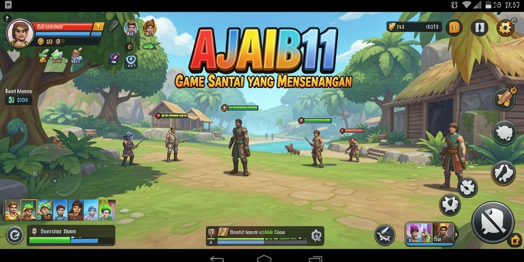 Screenshot AJAIB11 menampilkan gameplay yang santai dan menarik.