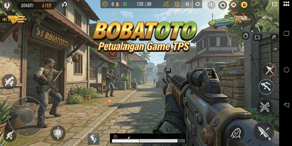 Tampilan menegangkan dari gameplay BOBATOTO dalam aksi TPS.