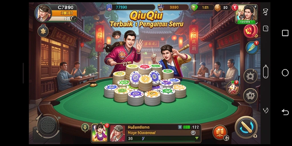 Gameplay seru dan menegangkan di game QiuQiu C7890.