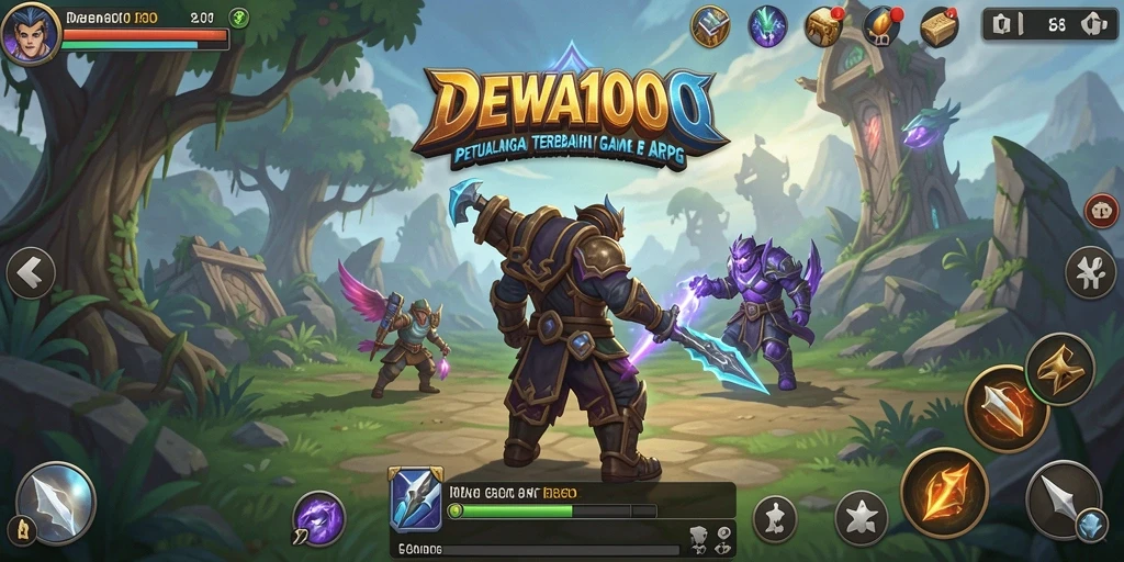 Tampilan gameplay menarik dari DEWA1000, penuh aksi dan strategi.