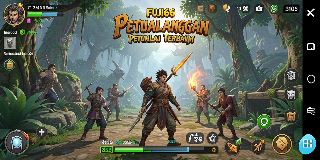 Tangkapan layar utama FUJI66 menampilkan gameplay simulasi yang imersif.