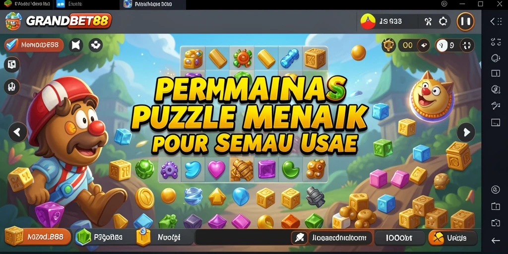 Tampilan gameplay seru dan menantang dari GRANDBET88.