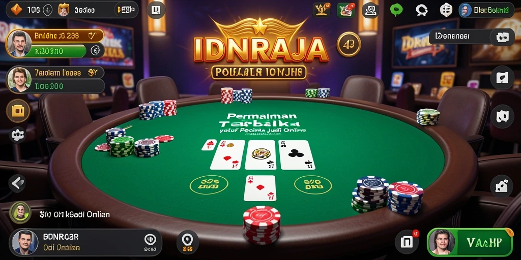 Tampilan gameplay IDNRAJA yang menarik dan interaktif.