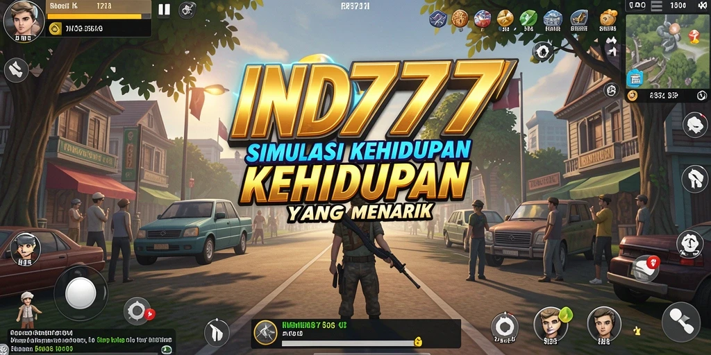 Screenshot utama IND777 menampilkan gameplay simulation yang menarik dan interaktif.