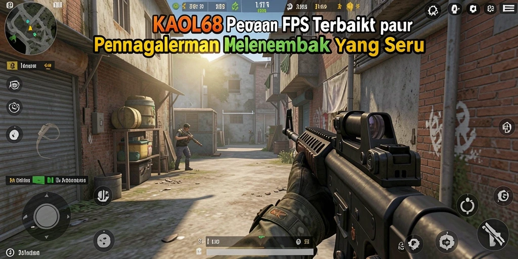 Tangkapan layar gameplay KAOL68 menampilkan aksi menembak yang mendebarkan.
