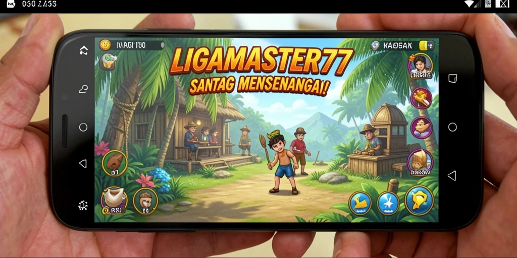 Screenshot utama LIGAMASTER77 menampilkan gameplay yang seru dan interaktif.