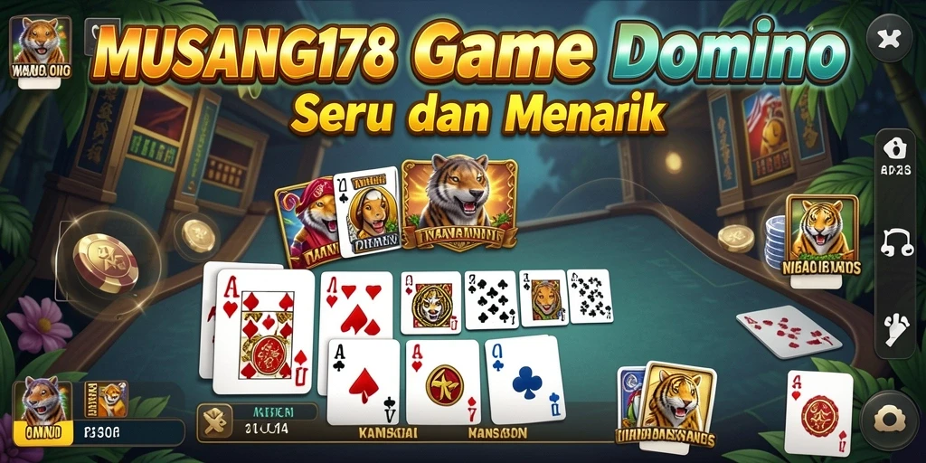 Screenshot menunjukkan gameplay menarik dari MUSANG178 dengan pemain yang bersaing.