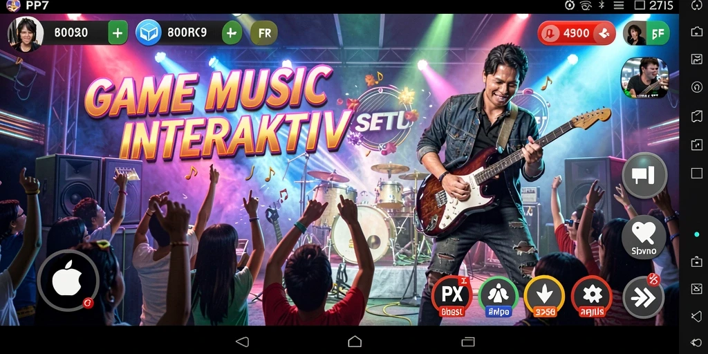 Tampilan gameplay PP7 yang mengasyikkan dan penuh warna.
