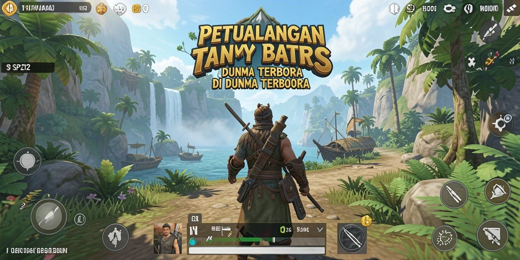Tampilan gameplay saat menjelajahi dunia terbuka SP212.