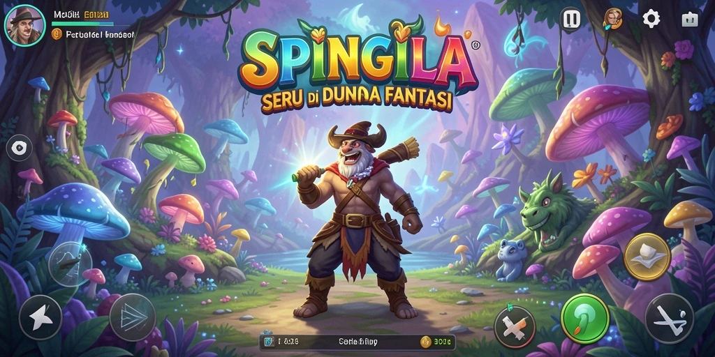 Tampilan gameplay SPINGILA yang mendebarkan dan penuh aksi.