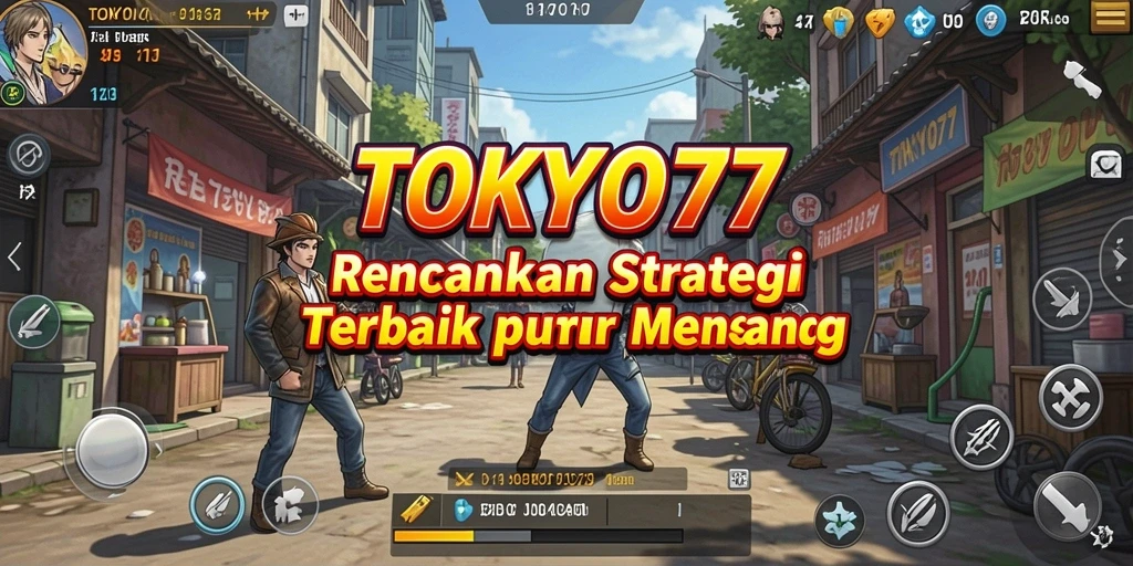 Tampilan gameplay TOKYO77 menampilkan strategi yang mendebarkan.