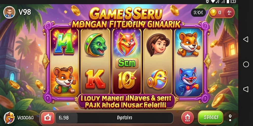 Tampilan menarik gameplay Slot di V98.